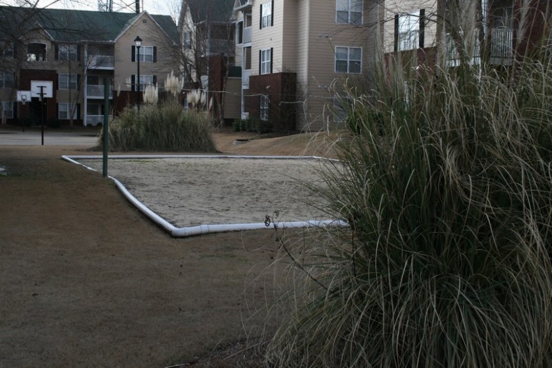 Volleyball and basketball courts Volleyball and basketball courts